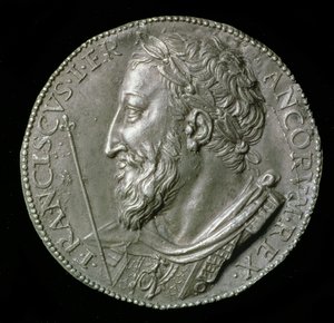Francesco I di Valois, re di Francia (uniface) da Benvenuto Cellini